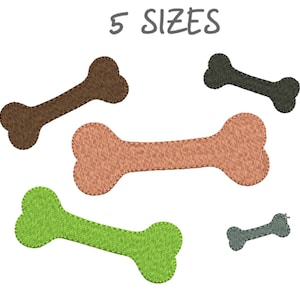 Bone Embroidery design Dog Bones Machine Embroidery Designs Bone Pattern Instant Download 4x4 Stickdatei Knochen