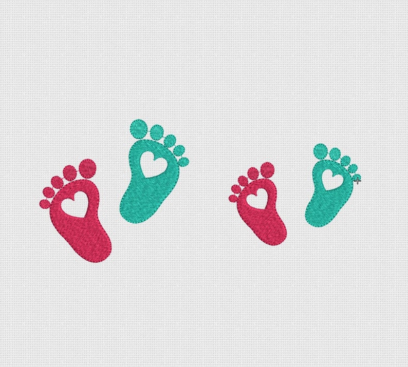 Empreinte de pied de bébé Etsy