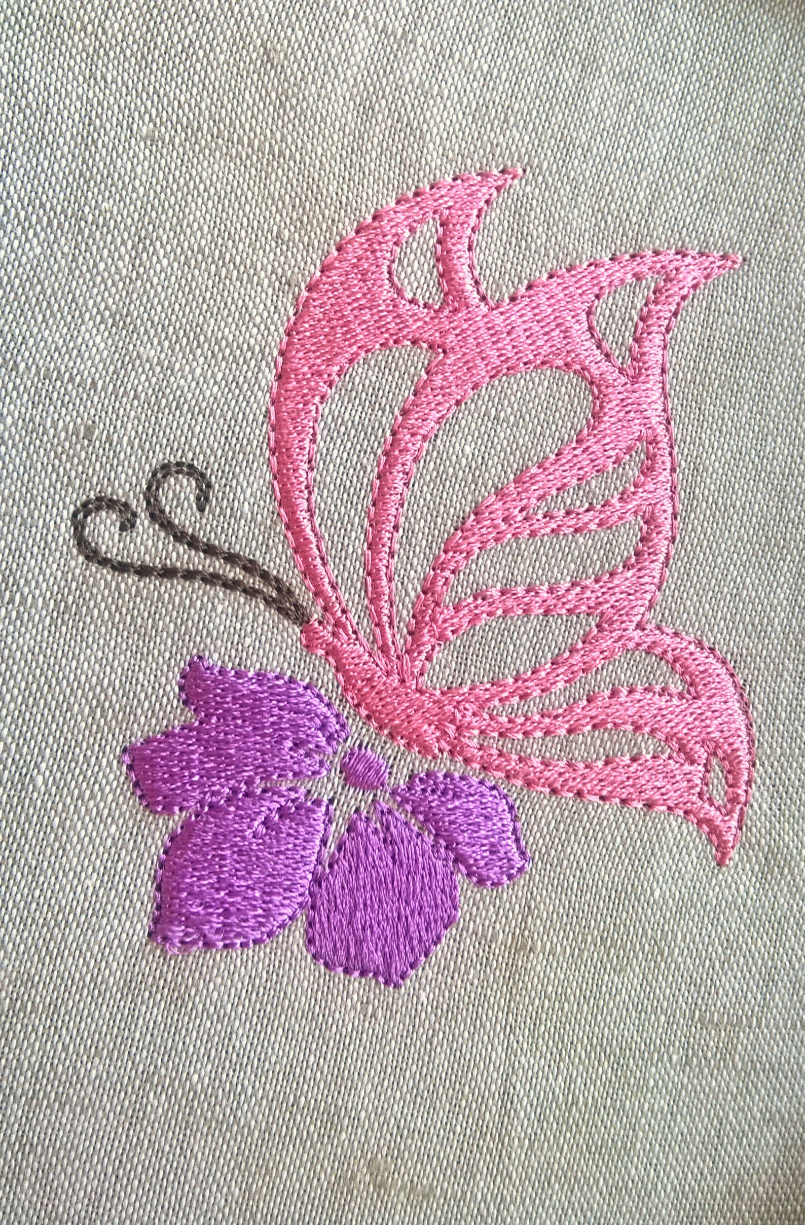 Butterfly Embroidery Design Animal Machine Embroidery Etsy