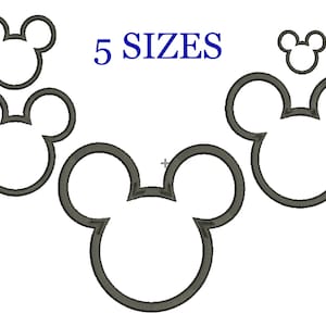 Machine Embroidery Designs Mouse applique Embroidery Design Mouse Head Instant Download Pattern Mouse Embroidery 4x4 Stickdatei Maus