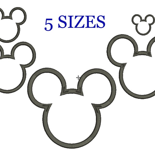 Machine Embroidery Designs Mouse applique Embroidery Design Mouse Head Instant Download Pattern Mouse Embroidery 4x4 Stickdatei Maus