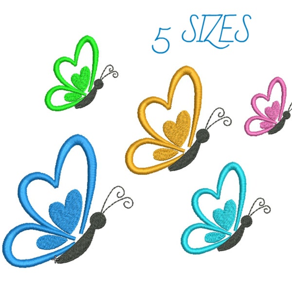 Lite Butterfly Embroidery Design Butterfly mini Machine Embroidery designs Butterflies small Instant Download Stickdatei Schmetterling