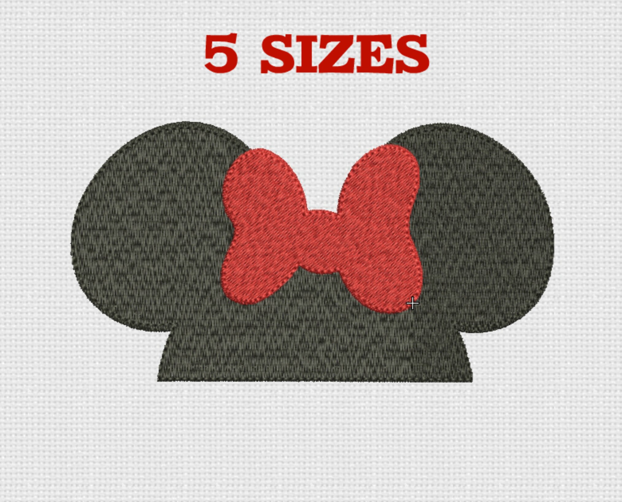 Mouse Fill'd Embroidery Design Mouse Head Embroidery Designs Mouse Fill Machine ...