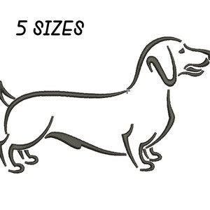 Dachshund Embroidery design Animals Embroidery design Dachshund Dog Machine Embroidery designs Dachshund Pattern Instant Download Stickdatei