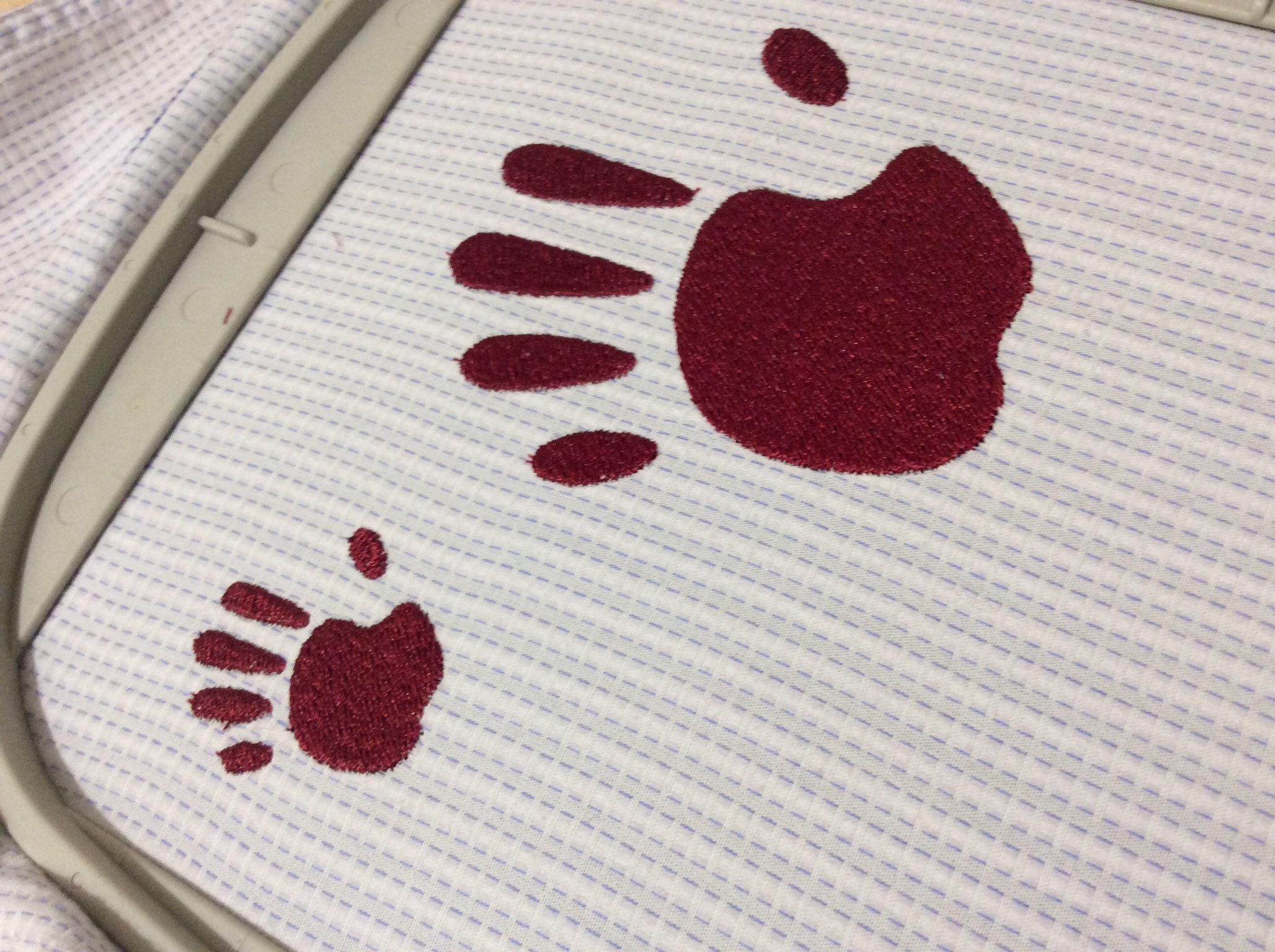 Machine Embroidery Designs Hand Print Baby Machine Embroidery Design ...