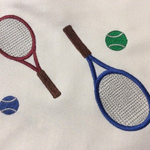 Tennis Racket Embroidery Design Racket Sport Machine - Etsy