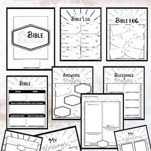 My Bible Journal- A Modern Cursive Layout