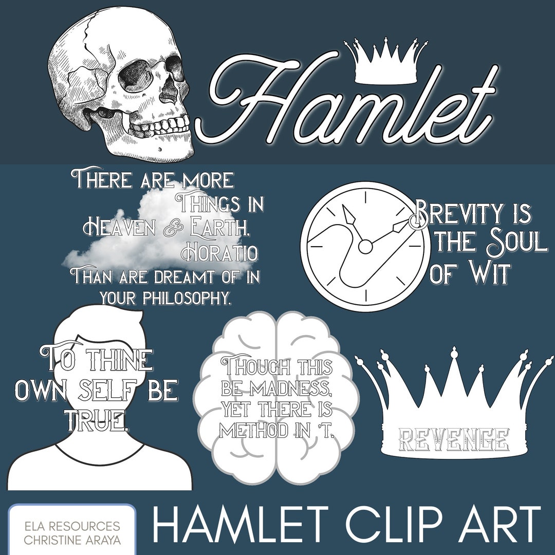 Hamlet Clip Art Add Graphics to Your Own Resources Create Etsy
