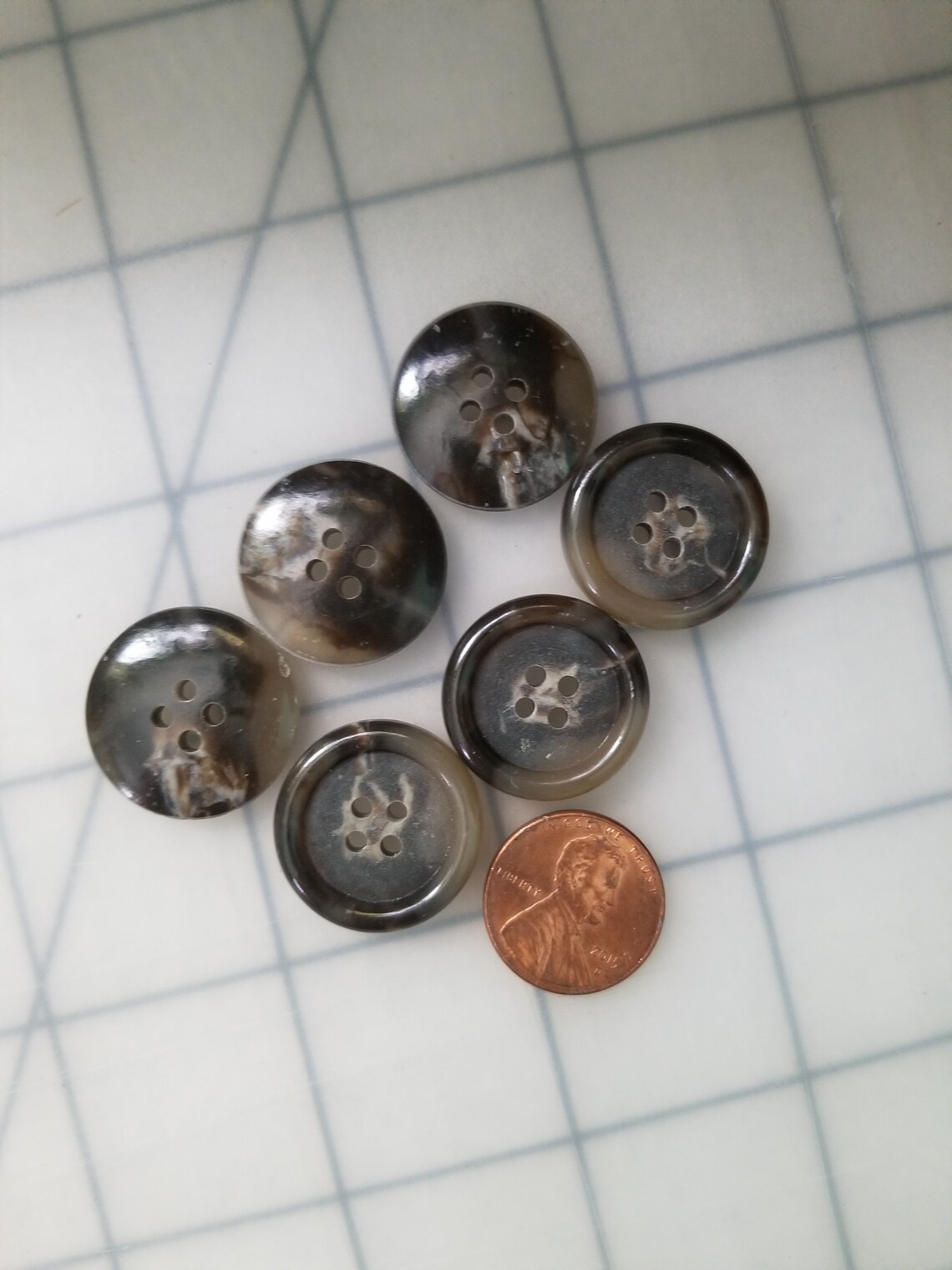 10 Pieces Plastic Horn Imitation Buttons 20mm. Horn Button. Etsy