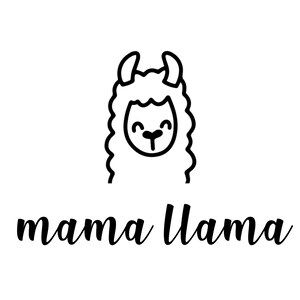 mama lama's svg, Cricut machine gesneden vijl, geen probllama Iron on DIY decal, DIY decal digitaal bestand, DIY shirt lama decal, mama lama ontwerp