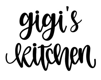 Free Free 243 Gigi&#039;s Kitchen Svg SVG PNG EPS DXF File