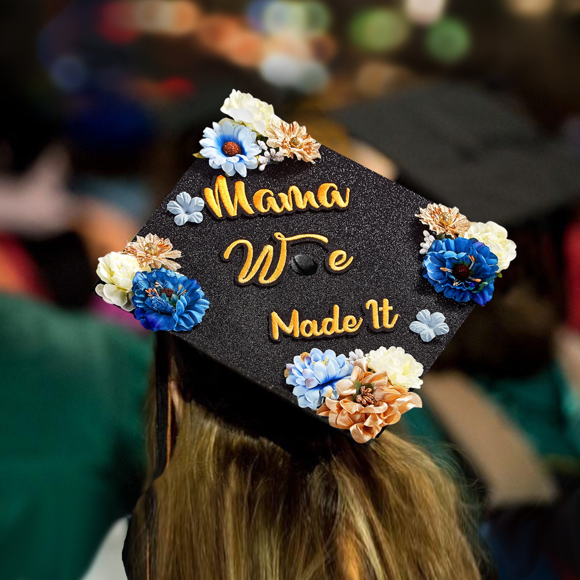Mama We Made It｜designer Graduation Cap Topper-graduation