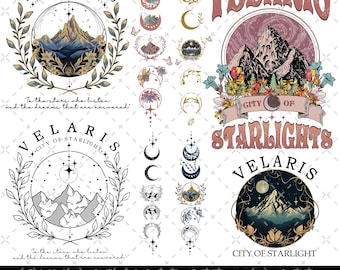 Velaris Bundle Png, Velaris City Of Starlight Png, The Night Court Png, SJM Merch Png, City of Starlight Png, ACOTAR Png, ACOTAR Velaris Png