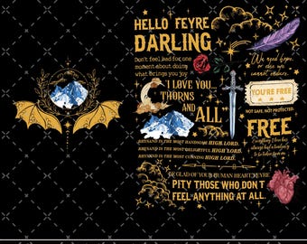 Velaris Png, Velaris Stadt des Sternenlichts Png, Der Nachthof Png, SJM Merch Png, Stadt des Sternenlichts Pullover, ACOTAR Png, ACOTAR Velaris Png
