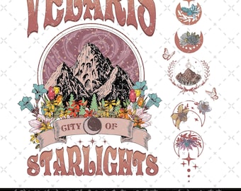 Velaris png, Velaris City Of Starlight png, The Night Court png, SJM Merch png, City of Starlight Sweater, ACOTAR png, ACOTAR Velaris png