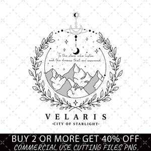 Velaris Png, Velaris City Of Starlight Png, The Night Court Png, SJM Merch Png, City of Starlight Sweater, ACOTAR Png, ACOTAR Velaris Png