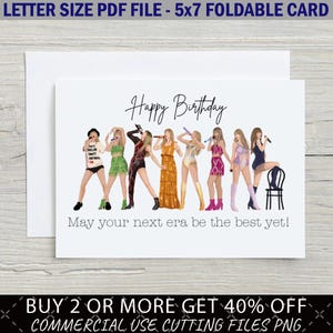 Printable Taylor Birthday Card PDF, Card for Birthday PDF, Digital Birthday Printable File Pdf, Taylor Swiftie Pdf, TaylorSwift Birthday Pdf