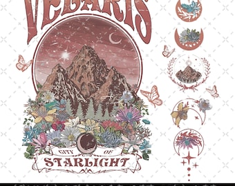 Velaris png, Velaris City Of Starlight png, The Night Court png, SJM Merch png, City of Starlight Sweater, ACOTAR png, ACOTAR Velaris png