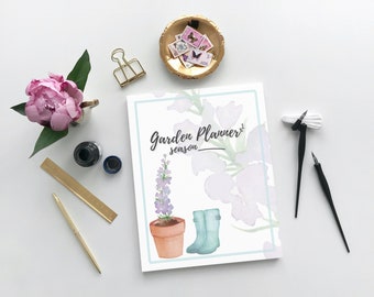 Printable Garden Planner, Vegetable & Flower Garden Planner, Garden Layout Planner