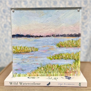 Acrylic Framed Print &quot;Marsh Sunset&quot; Lowcountry Art