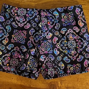 Bandana shorts Cheer Shorts Dance shorts Gymnastics Shorts Practice Wear Cheer Dance Gymnastics set cheer set dance set  black