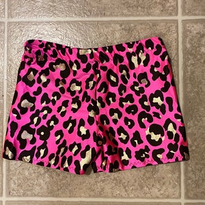 Pink Animal Print Shorts Cheer Shorts Dance shorts Gymnastics Short Animal Design shorts cheer wear shorts pink shorts dance wear,