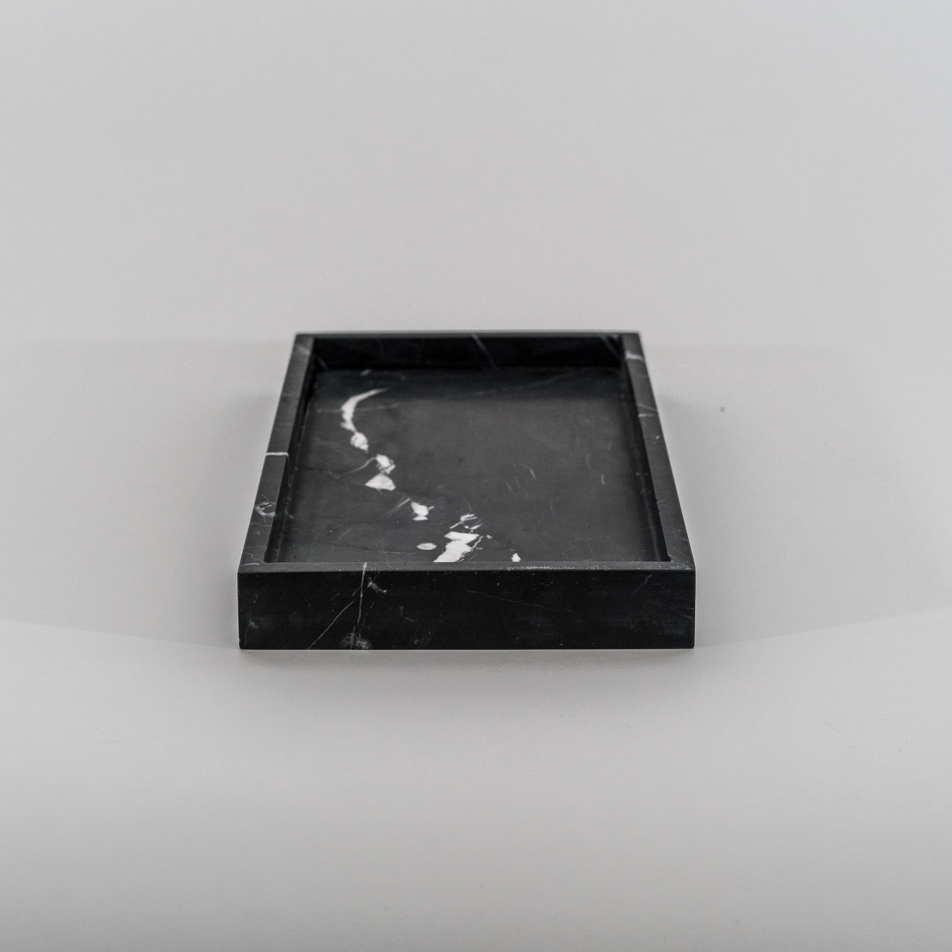 Black Rectangular Marble Tray | Etsy