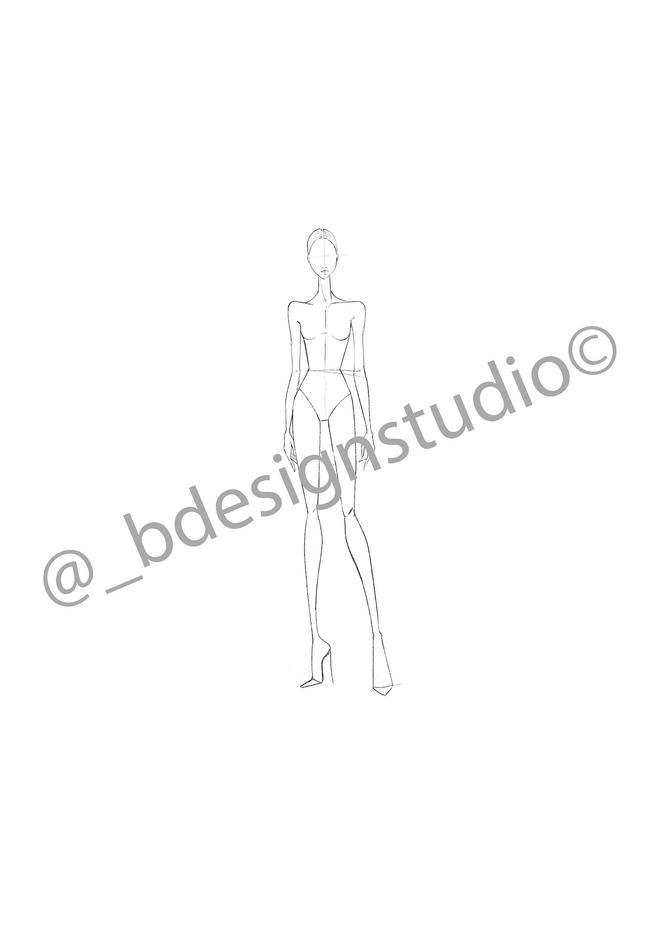 Fashion Design Mannequin Template