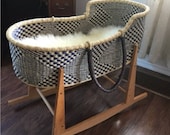 Moses basket Baby bassinet Baby nest Baby Moses basket Infant Lounger Nursery decor Bolga basket Moses Bassinet Bassinet