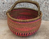 Market Basket African Basket Bolga Market Basket Toy Basket