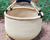 Shopping basket African Market basket Market bag Kids basket Picnic basket Fruit basket Bolga basket Straw bag Makeup organizer
