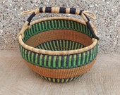 Storage basket African basket Straw basket Woven basket Gift basket African market basket handmade basket Market Basket Basket