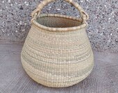 Straw bag Antique Baskets Bolga Market basket Picnic Basket Gift Basket for women