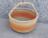 Storage basket African basket Straw basket Woven basket Gift basket African market basket handmade basket Market Basket Basket