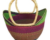 Small storage Basket Bolga Basket Baby gift basket Bolga market basket Straw bag Market basket African Basket