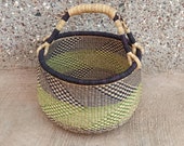 Storage basket African basket Straw basket Woven basket Gift basket African market basket handmade basket Market Basket Basket