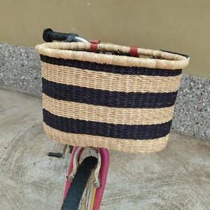 NEW Tapered Bicycle Basket Bolga Basket Small Front 