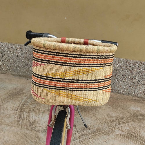 Bolga/ghana Bicycle Basket/bike Basket Etsy