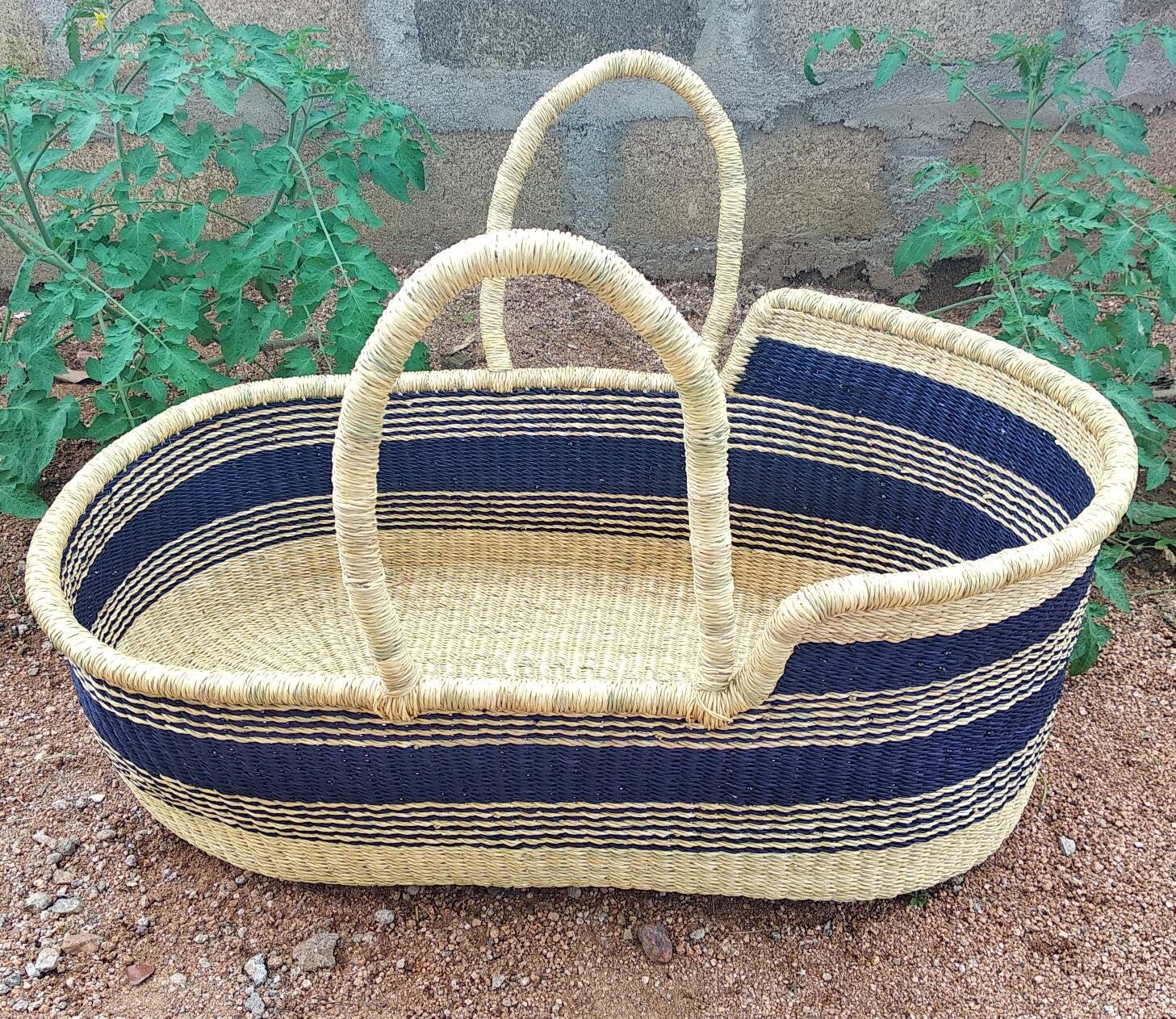 African moses basket Bed frame Baby basket Baby moses Etsy