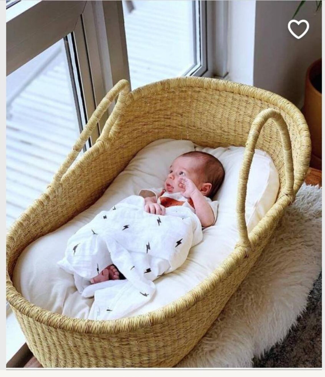 Baby Moses Basket for Snuggle Me and Dockatot Etsy