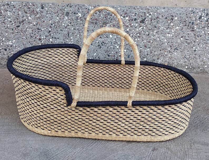 Moses Basket Baby Moses Basket African Basket Moseskorb Etsy