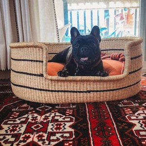 Custom Dog Bed Furniture For Small To Large Dogs, Modern Dog Crate, Unique Human Dog Bed- Luxury Raised Pet Bed For All Dogs Breed