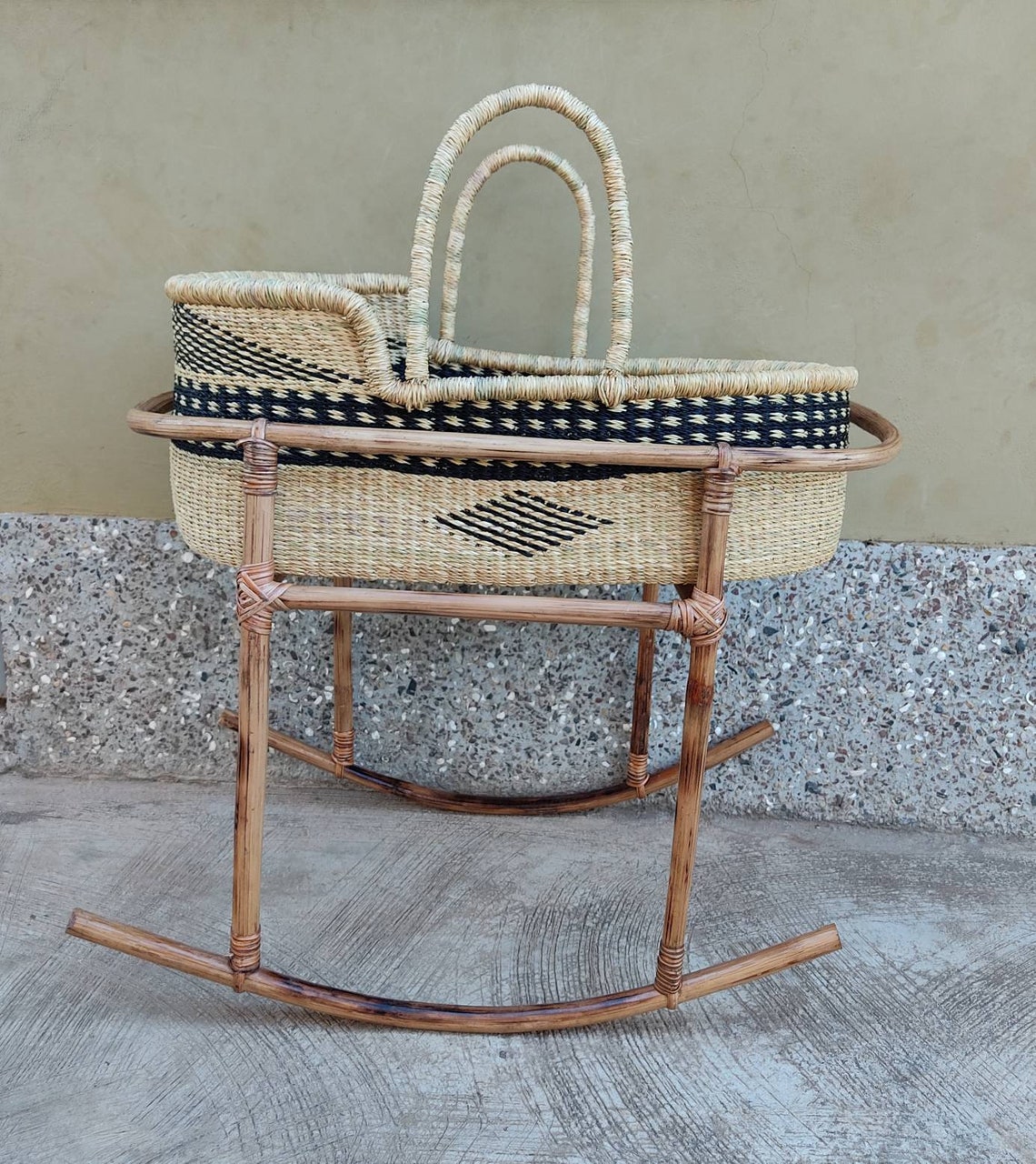 Moses basket Baby Baby Shower Gift Basket Baby Etsy