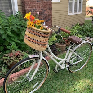 Bicycle Baskets With Lid Etsy