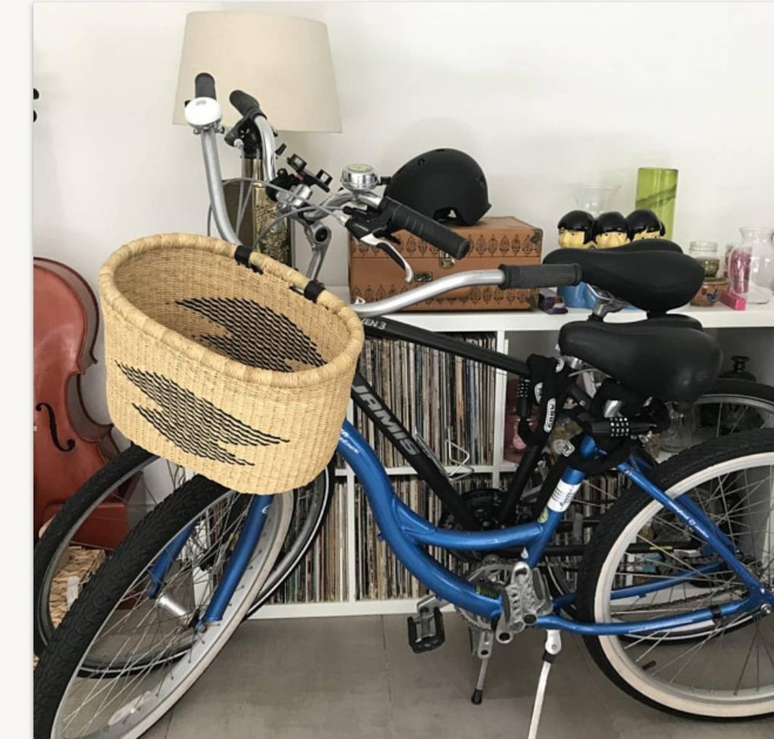 Cesta de bicicletas / Accesorios para bicicletas / Cesta de Etsy