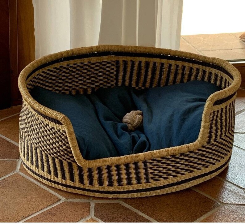 PERSONALIZED DOG BASKET Dog Bed Basket Dog Bed Furniture Etsy