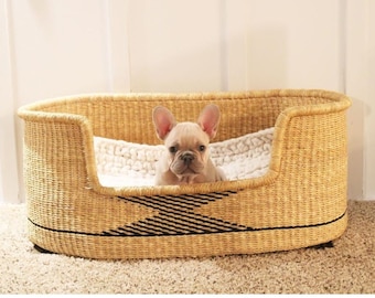 Custom Dog Bed Furniture For Small To Large Dogs, Modern Dog Crate, Unique Human Dog Bed- Luxury Raised Pet Bed For All Dogs Breed