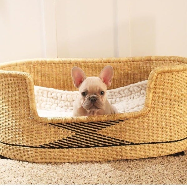 Custom Dog Bed Furniture For Small To Large Dogs, Modern Dog Crate, Unique Human Dog Bed- Luxury Raised Pet Bed For All Dogs Breed