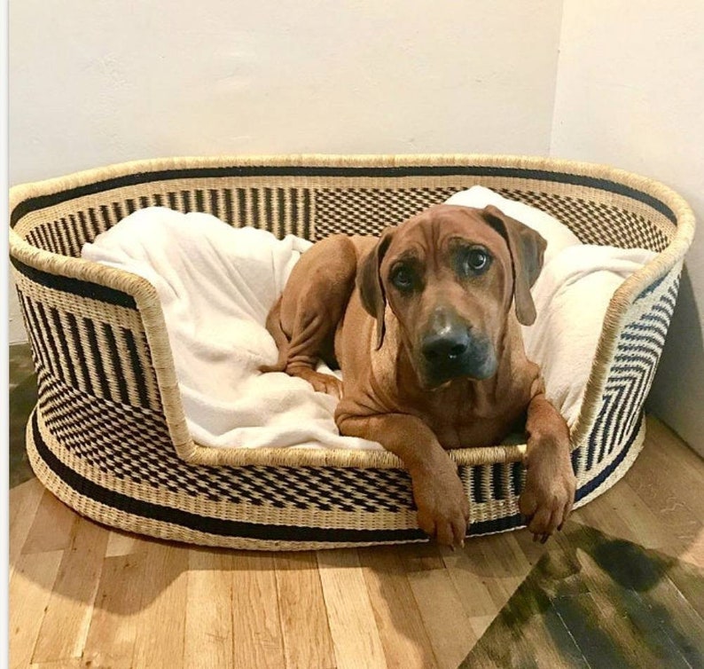 PERSONALIZED DOG BASKET Dog Bed Basket Dog Bed Furniture Etsy