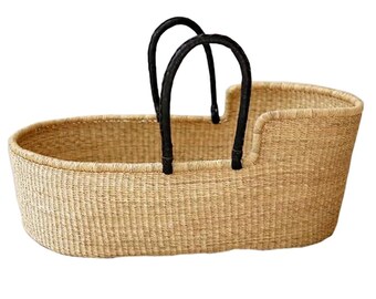 Moses basket for baby | platform bed | Baby shower gift | Baby bed | African moses basket | Gift for mom | Nursery decor | Baby gift